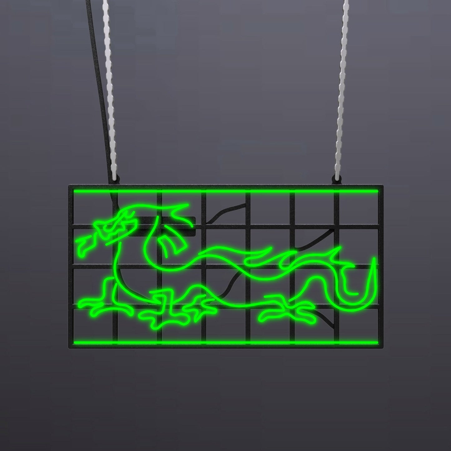 #A201-1 - "Chinese Dragon (Facing Left)" Neon Sign