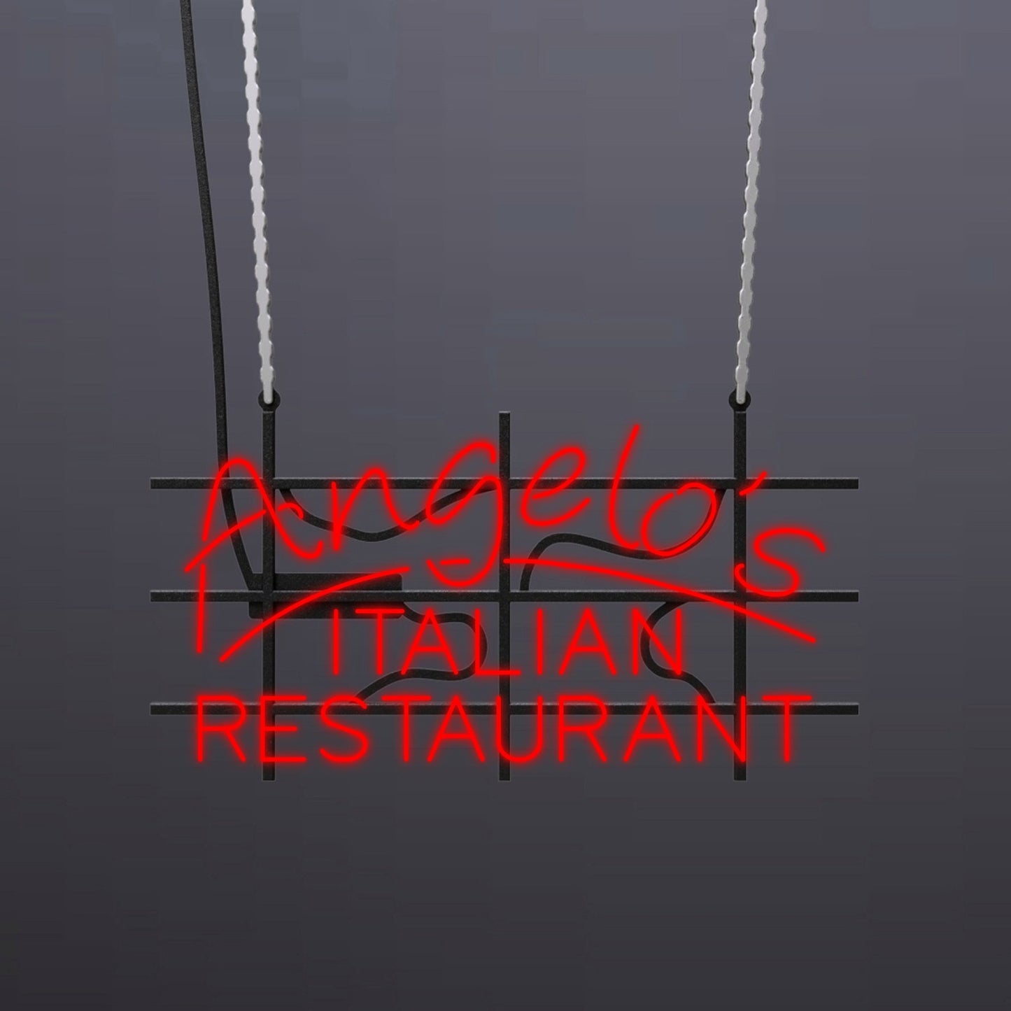 #A207 - "Angelo's Italian Restaurant" Neon Sign