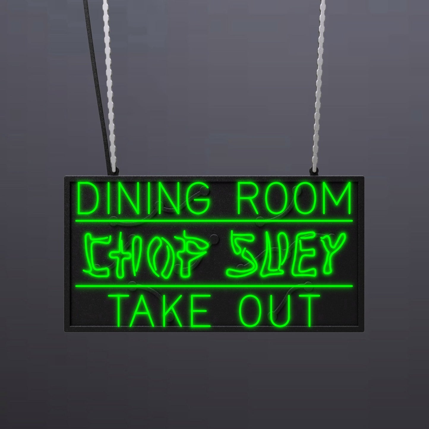 #A209 - "Chop Suey-Dining Room-Take Out" Neon Sign