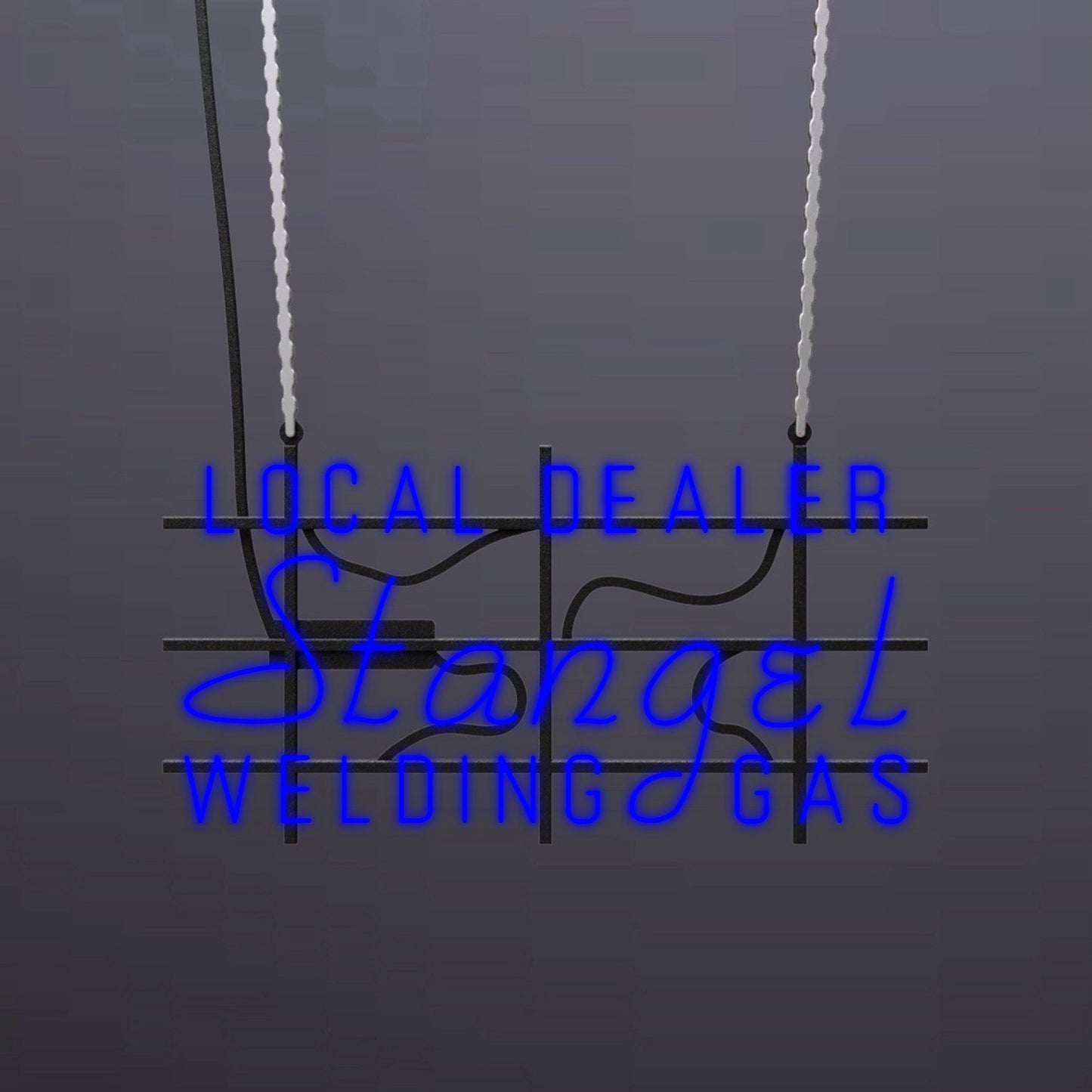 #A307 - "Stangel Welding Gas-Local Dealer" Neon Sign