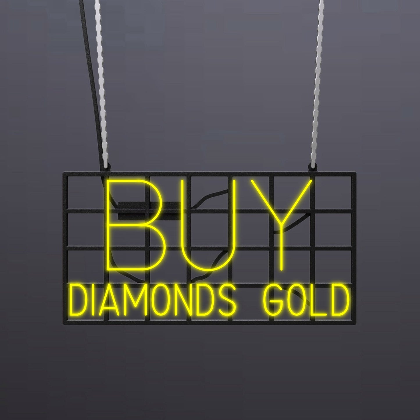 #A602 - "Buy-Diamonds-Gold" Neon Sign