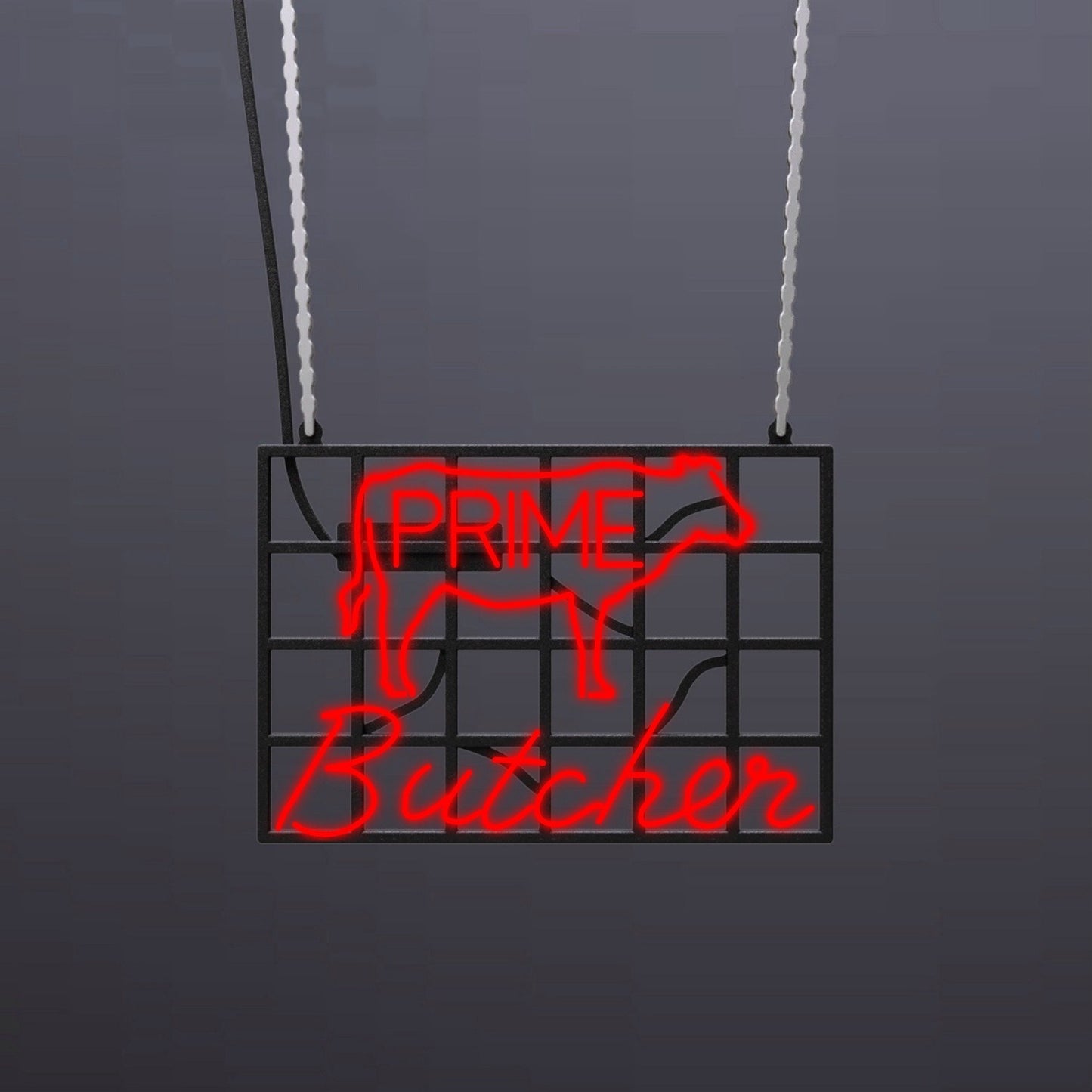 #B007 - "Prime Butcher" Neon Sign