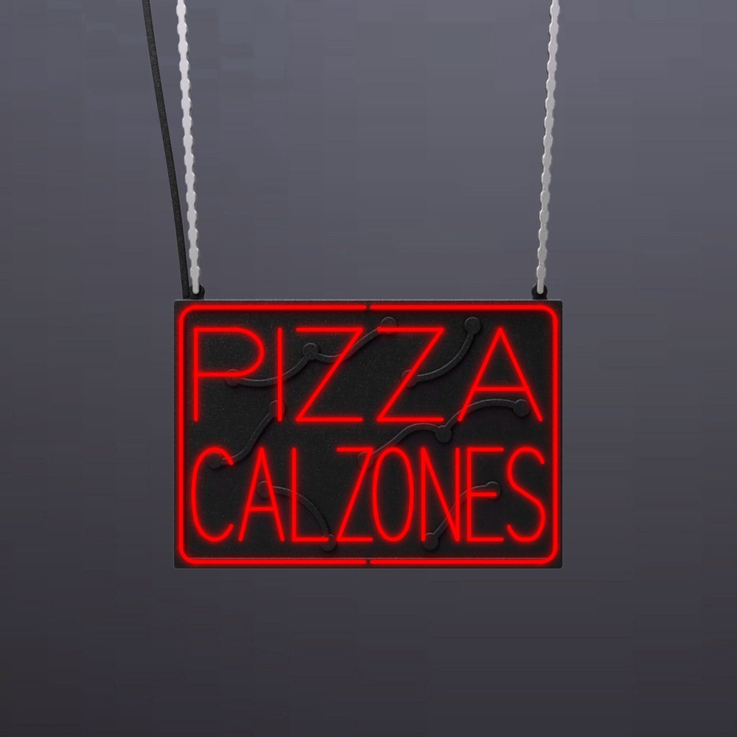 #B203 - "Pizza-Calzones" Neon Sign