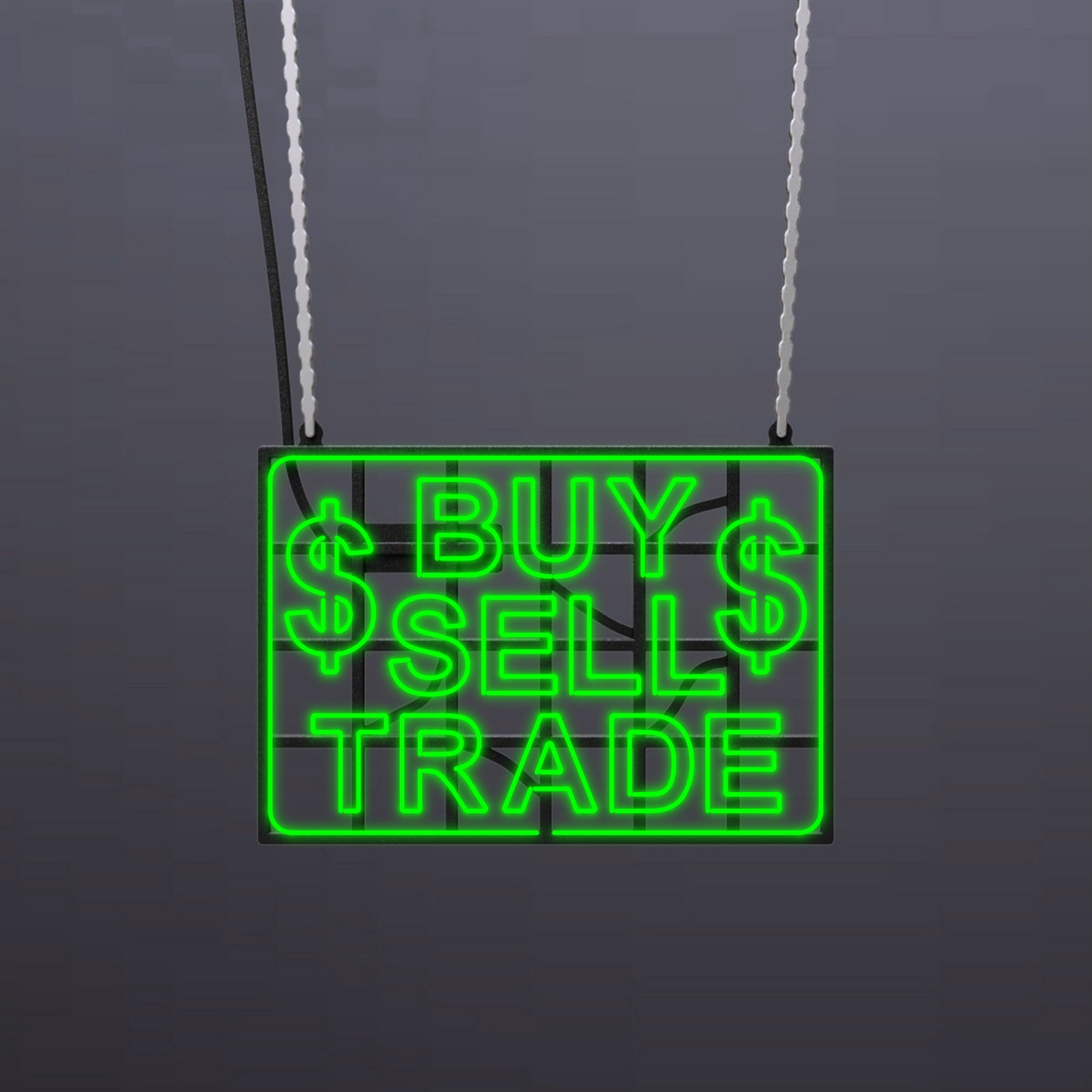 #B310 - "Buy-Sell-Trade-$-Outlined" Neon Sign