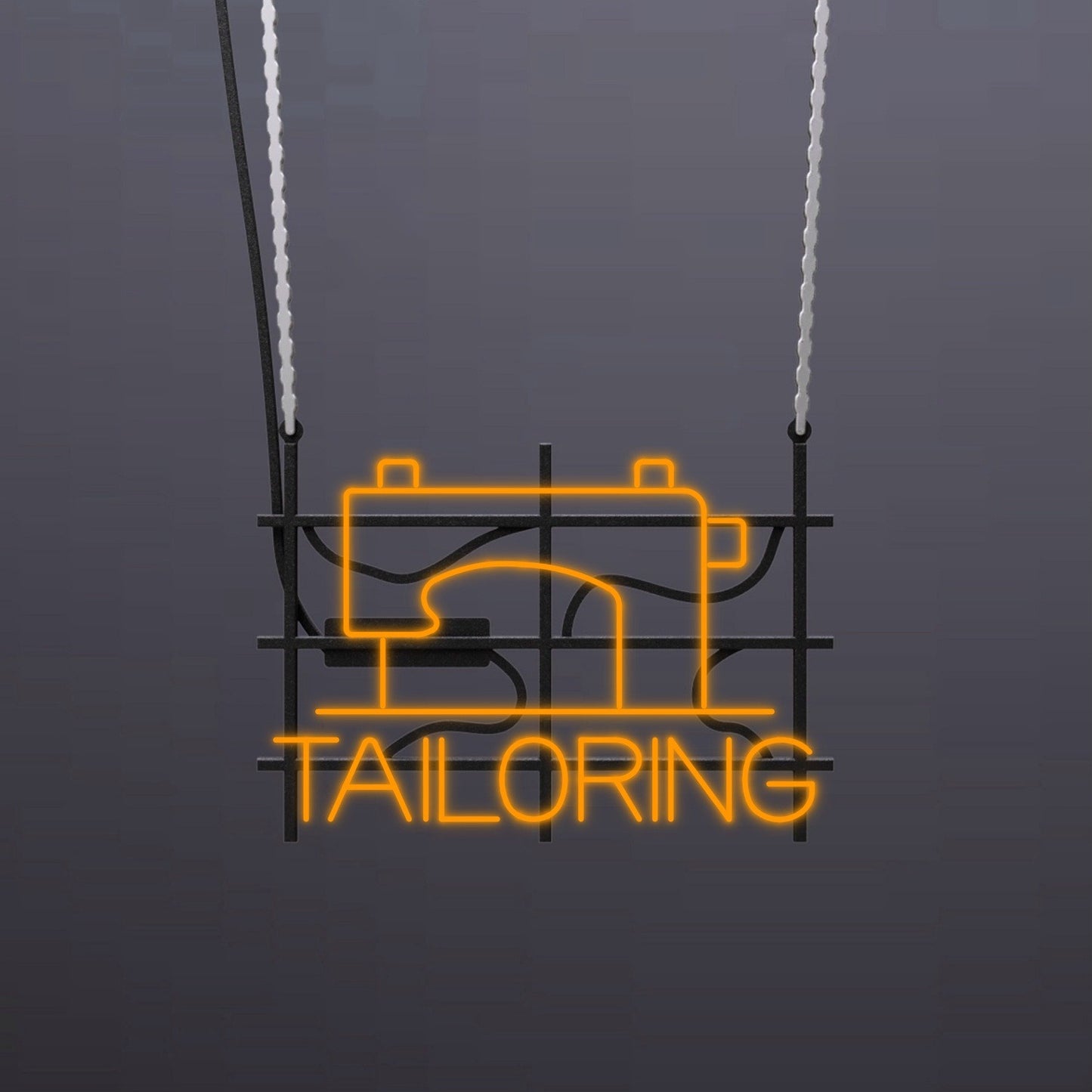 #B400 - "Tailoring-Sewing Machine" Neon Sign