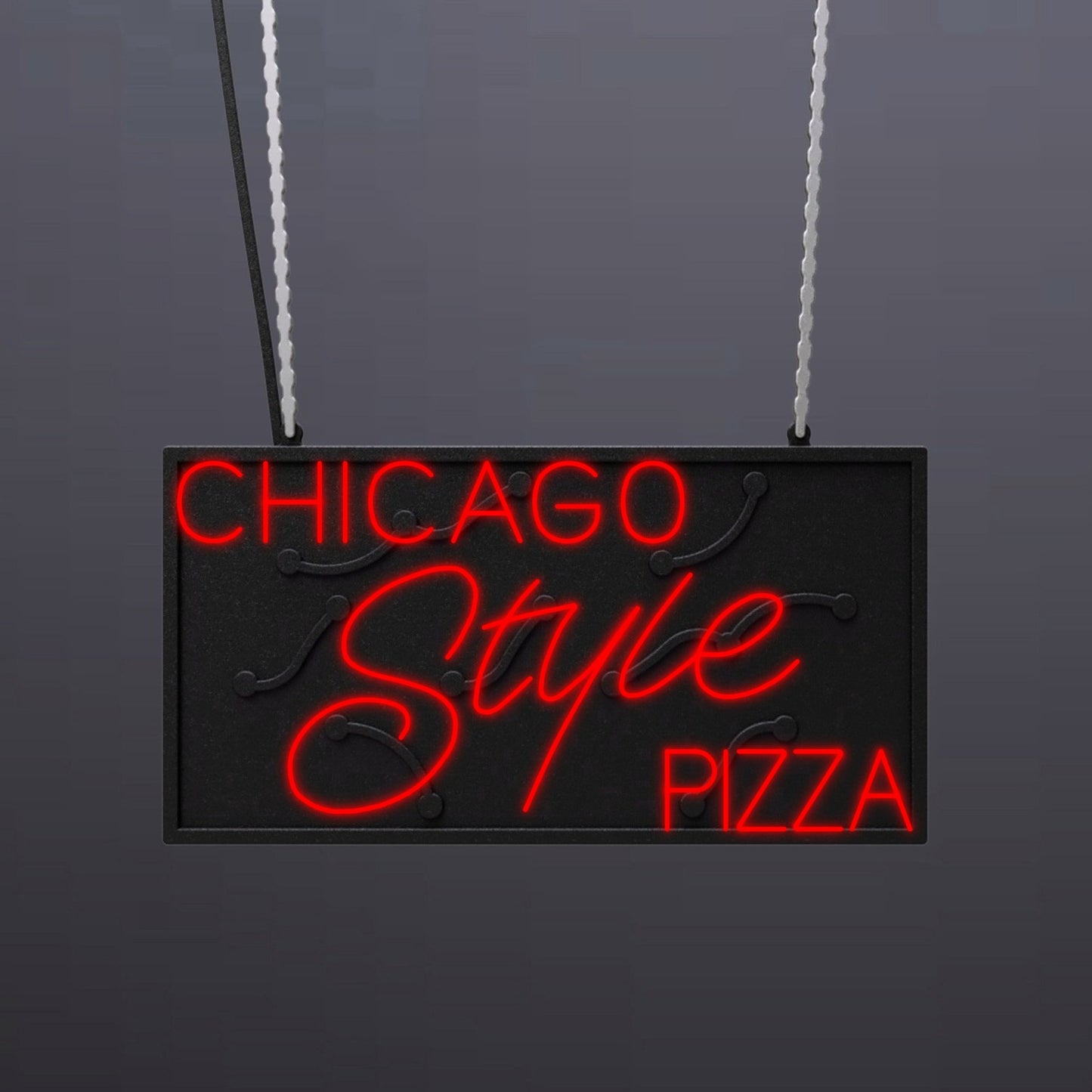 #A003 - "Chicago Style Pizza" Neon Sign