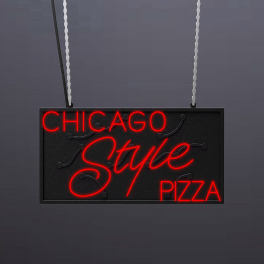 #A003 - "Chicago Style Pizza" Neon Sign