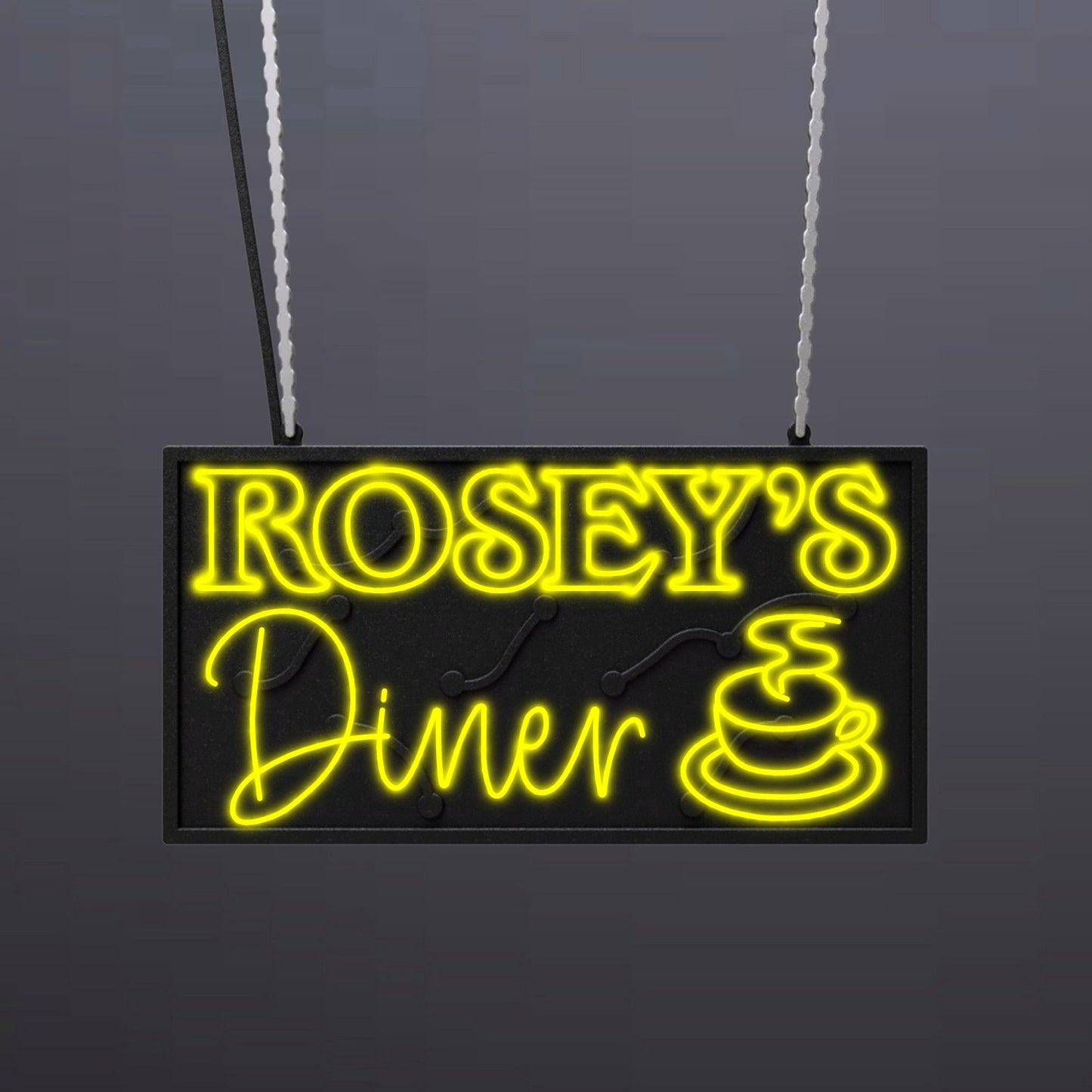 #A103 - "Rosey's Diner" Neon Sign