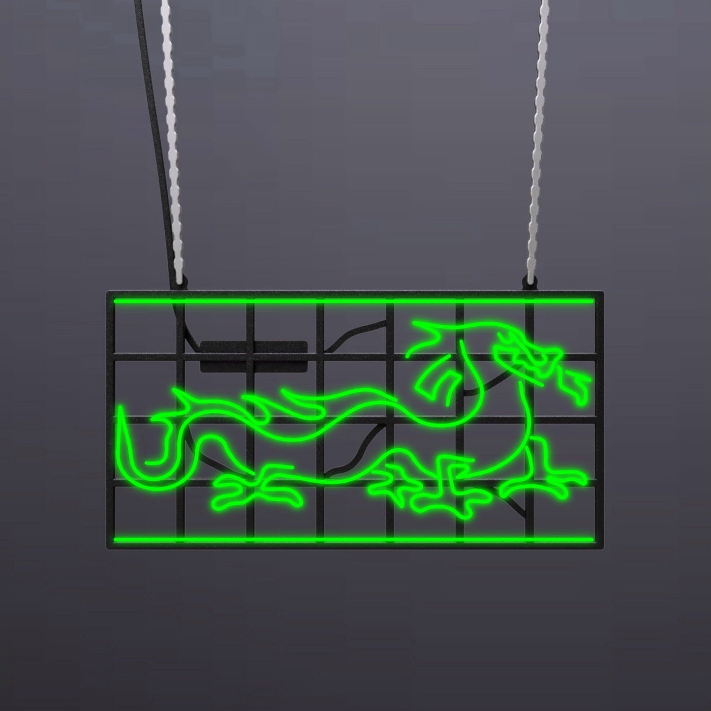 #A201-B - "Chinese Dragon (Facing Right)" Neon Sign