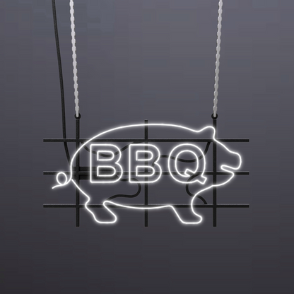 #A213 - "BBQ Pig" Neon Sign