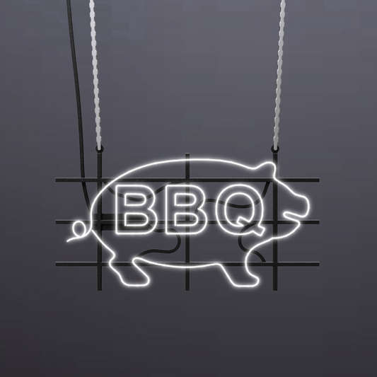#A213 - "BBQ Pig" Neon Sign