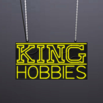 #A502 - "King Hobbies" Neon Sign