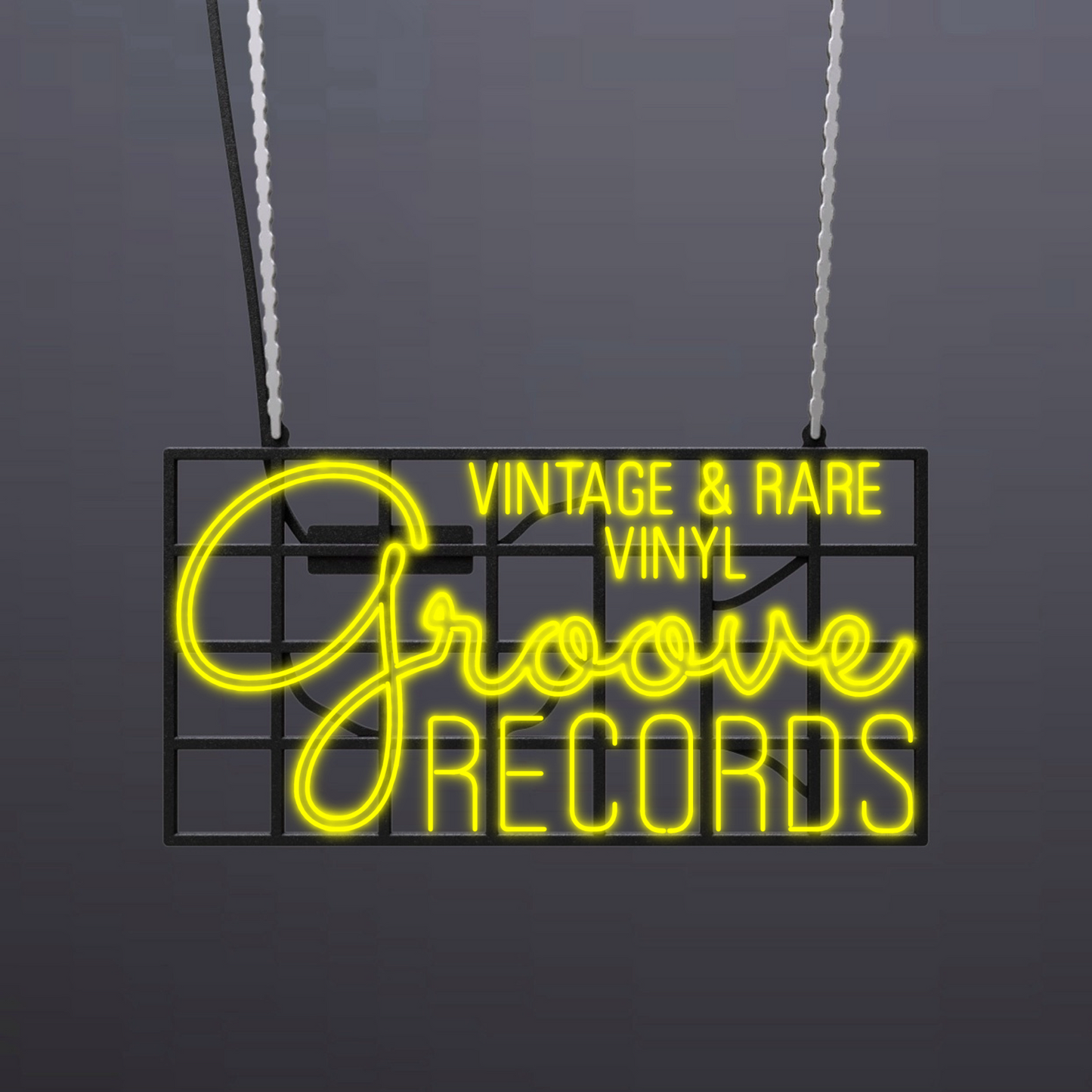 #A508 - "Groove Records" Neon Sign