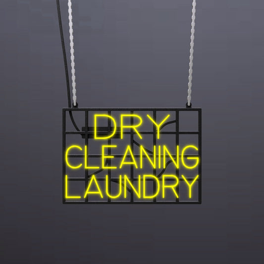 #B401 - "Dry Cleaning-Laundry" Neon Sign