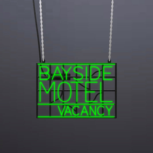 #B406-1 - "Bayside Motel-Vacancy" Neon Sign